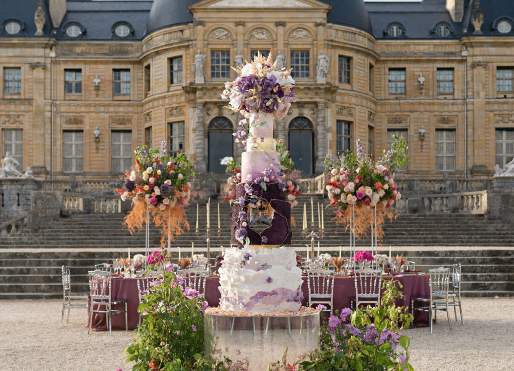 Wedding Cake d'Exception, Haut de Gamme, Château de Vaux le Vicomte, Bouchra Sugar Designer