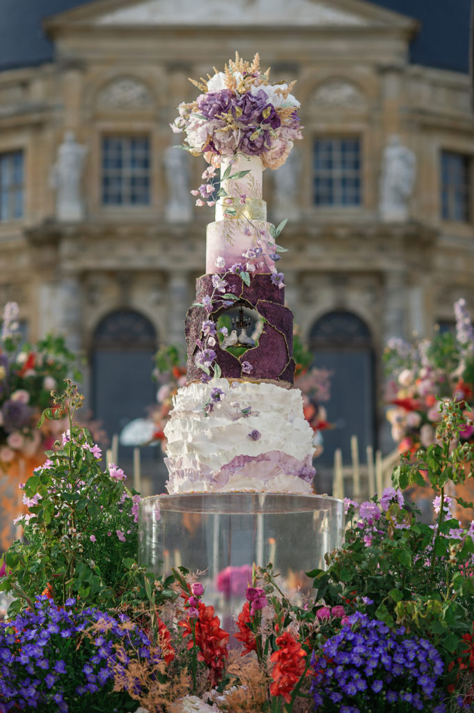 Wedding Cake d'Exception, Haut de Gamme, Château de Vaux le Vicomte, Bouchra Sugar Designer