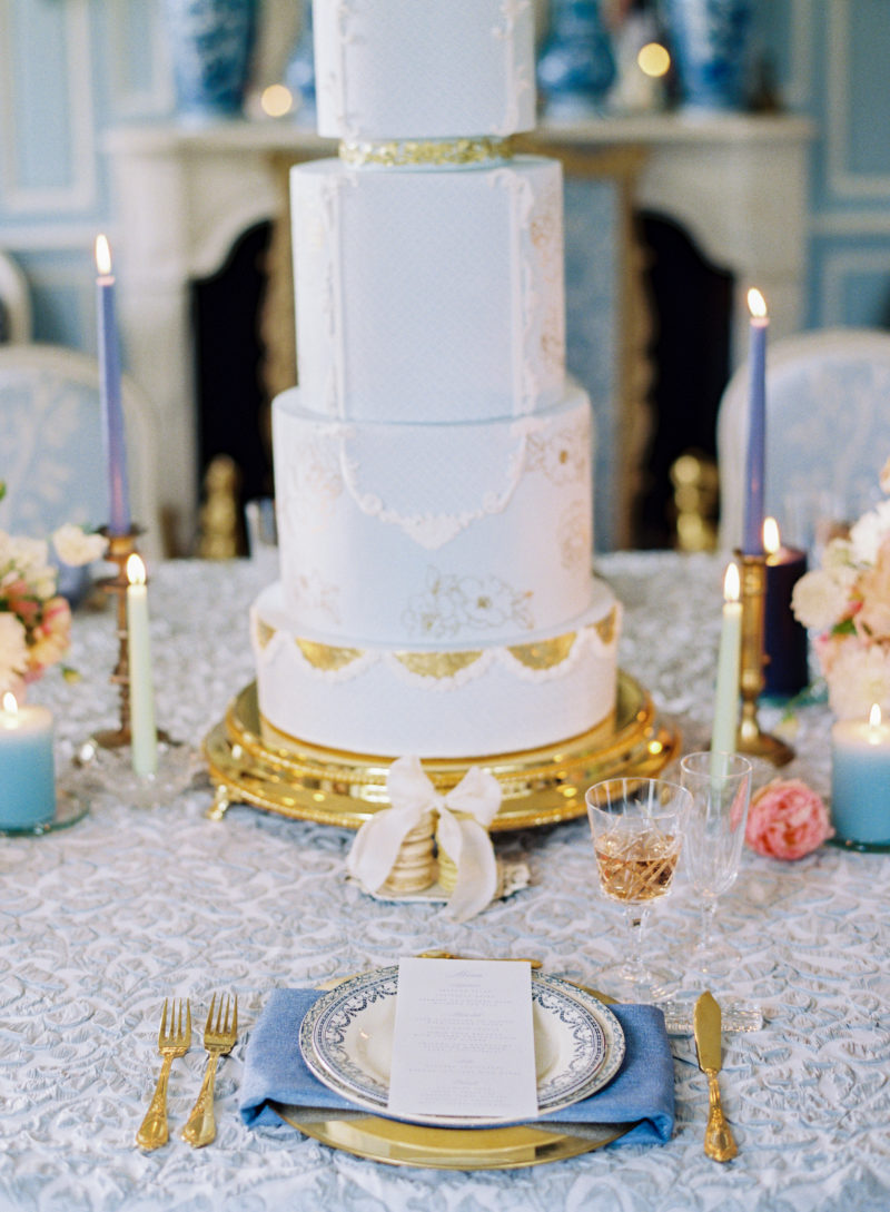 Luxury Wedding Cake at Château de Villette, Bouchra Sugar Designer