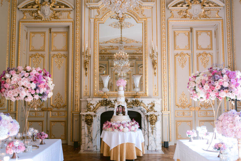 Luxury Wedding Cake in Shangri La, Paris,  Bouchra Sugar Designer