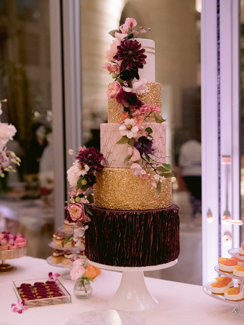Luxury Wedding Cake at Ritz, Paris, Bouchra Sugar Designer