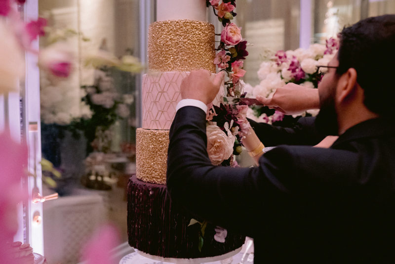 Wedding Cake Haut de gamme au Ritz Paris, Art floral en sucre, Bouchra Sugar Designer
