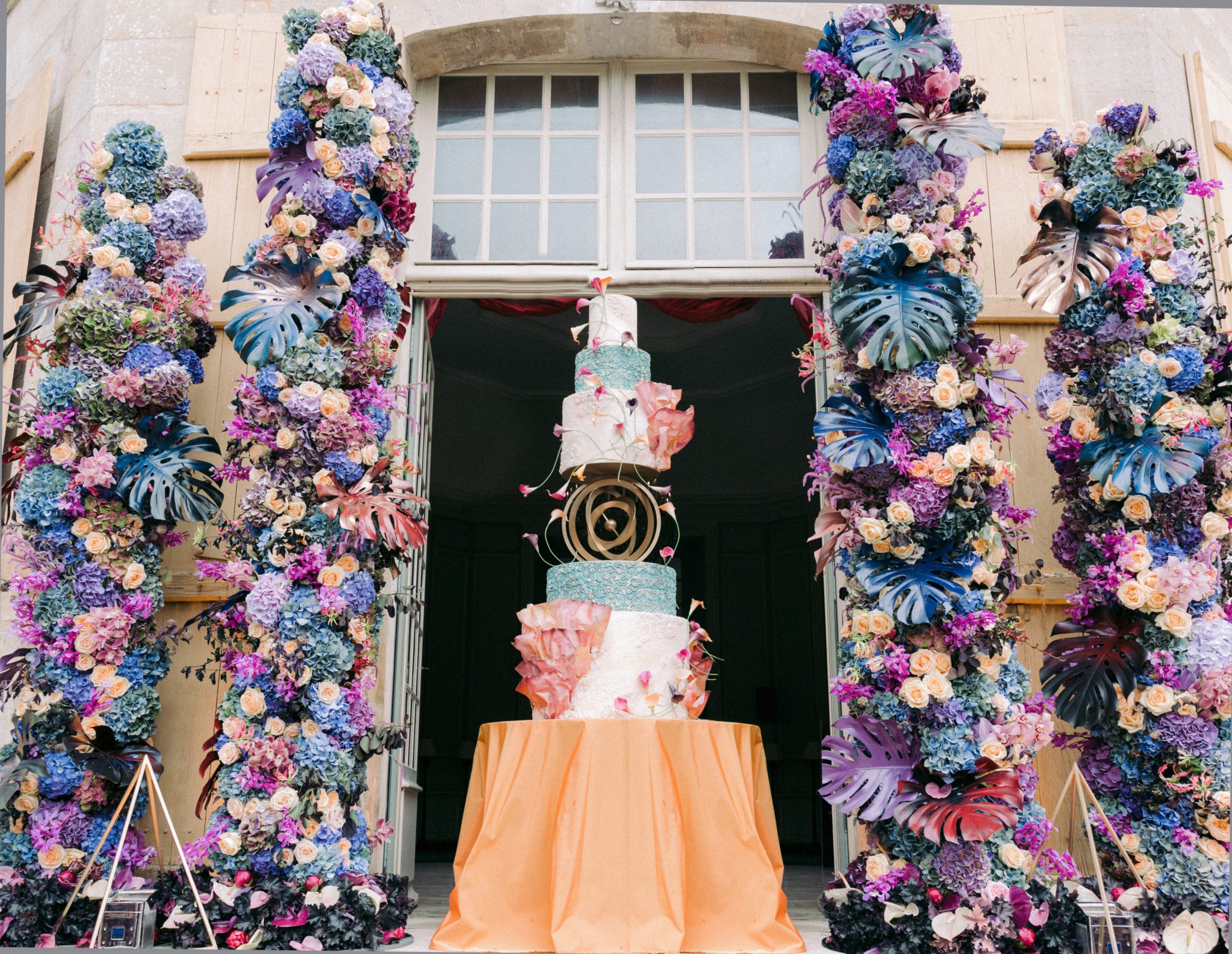 Luxury Wedding Cake en France (Paris), Art Floral en sucre, Bouchra Sugar Designer