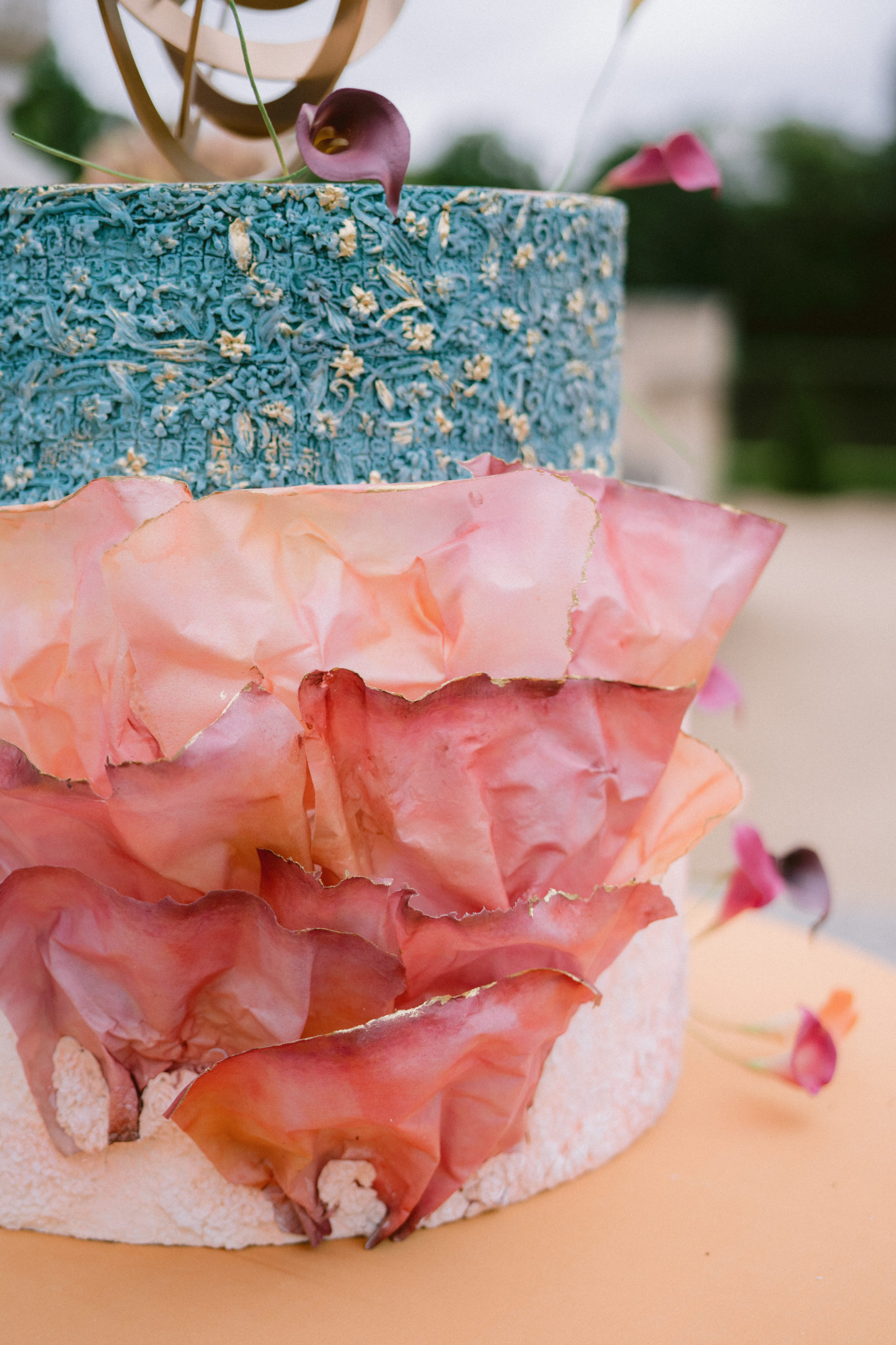 Luxury Wedding Cake en France (Paris), Art Floral en sucre, Bouchra Sugar Designer